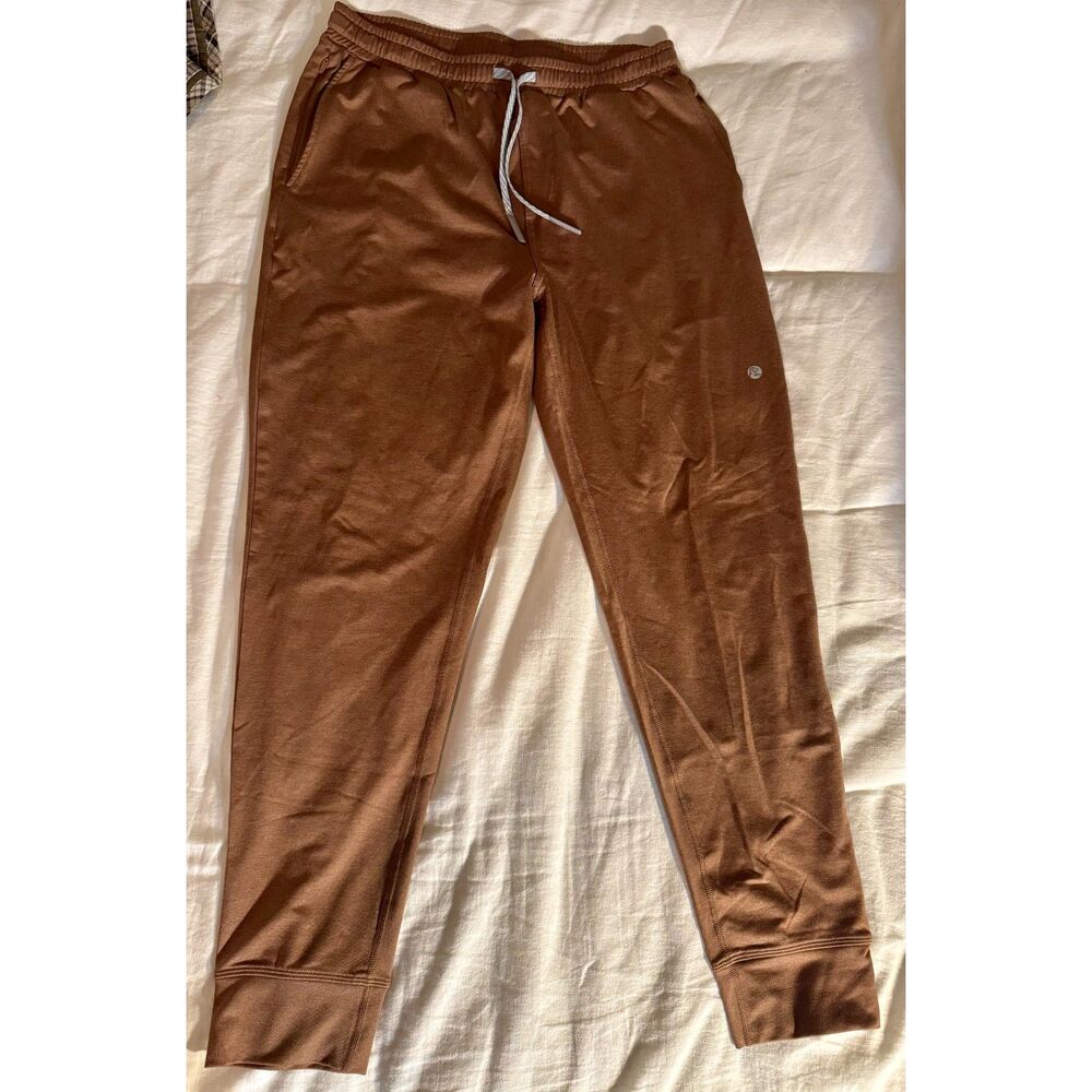 NWOT Rhoback Men's Delta Performance Joggers Rust Brown M - Picture 7 of 8
